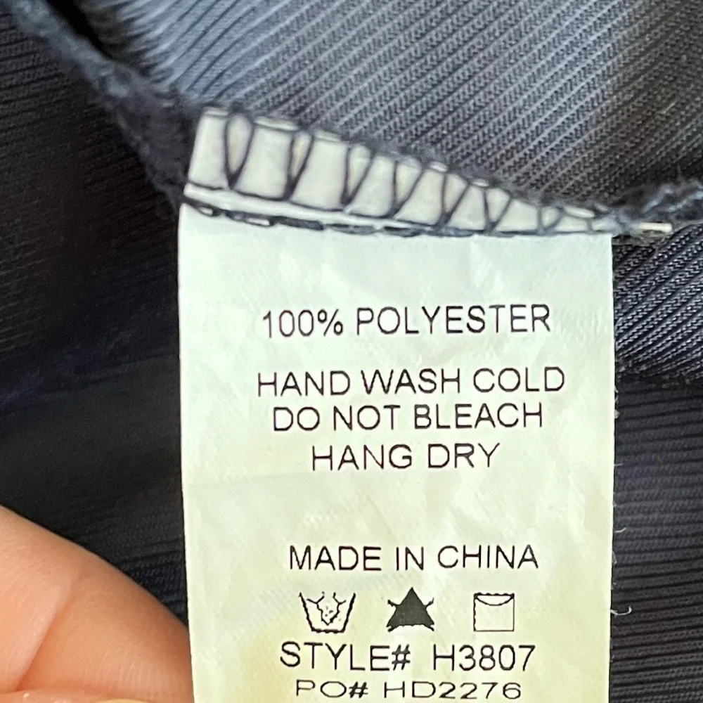 Hayden Cream/Blue Embroidered Fit and Flare Dress M